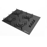 Cooktop 4 Bocas Atlas Agile Mega Chamas Preto Bivolt