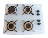 Cooktop 4 bocas branco lines safanelli