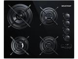 Cooktop 4 Bocas Brastemp à Gás GLP - Preto Ative! BDT62