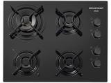 Cooktop 4 Bocas Brastemp a Gás Natural e GLP - Ative! BDD62 AE