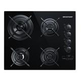 Cooktop 4 bocas Brastemp com duplachama e timer touch