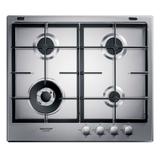 Cooktop 4 bocas Brastemp Gourmand Inox com duplachama e trempe com ferro fundido