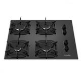 Cooktop 4 Bocas com Queimador Ultra Chama Mueller Preto