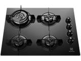 Cooktop 4 Bocas Electrolux a Gás GLP Preto - Tripla-chama KE4TP