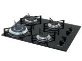 Cooktop 4 Bocas Fischer à Gás e Elétrico - Tripla-Chama Acendimento Superautomático
