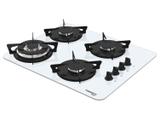 Cooktop 4 Bocas Fogatti V400TC à Gás GLP - Tripla-Chama Acendimento Automático