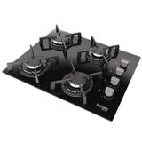 Cooktop 4 Bocas Itatiaia Vitrum Preto Bivolt