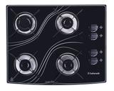 Cooktop 4 bocas preto lines safanelli