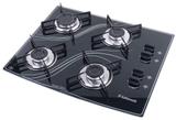 Cooktop 4 Bocas Safanelli Preto a Gás GLP Superautomático