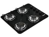 Cooktop 4 Bocas Tramontina Preto à Gás GLP - Brasil 4GG 55