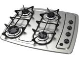 Cooktop 4 Bocas Venax Cookinox Inox à Gás - Acendimento Automático
