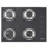 Cooktop 4 bocas vidro temperado a gas preto bivolt Brasil 4GG 55 94703501 Tramontina