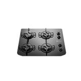 Cooktop 4 Queimadores e Mesa em Vidro Temperado Preto (GC58V) - Electrolux