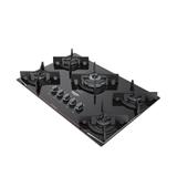Cooktop 5 Bocas a Gás Dako Acendimento Automático Turbo Glass