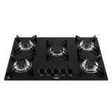 Cooktop 5 Bocas Askoi Preto a Gás GLP Superautomático