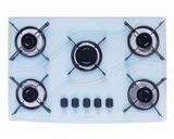 Cooktop 5 bocas branco lines safanelli