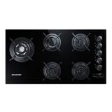 Cooktop 5 bocas Brastemp com quadrichama e timer touch