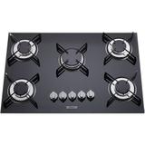 Cooktop 5 Bocas com Acendimento Automático Philco Cook Chef 5 Bisote Preto Bivolt