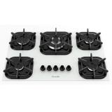 Cooktop 5 Bocas com Queimador Tripla Chama Mueller Branco