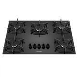 Cooktop 5 Bocas com Queimador Ultra Chama Mueller Preto