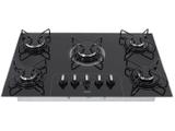Cooktop 5 Bocas Consul CD075 Preto a Gás GLP - Facilite CD075AE