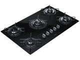 Cooktop 5 Bocas Consul Preto a Gás GLP - Facilite CD075 AE