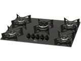 Cooktop 5 Bocas Fischer Fit Line 26343-57174 - à Gás GLP/Natural Acendimento Superautomático
