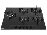 Cooktop 5 Bocas Franke Preto a Gás GLP - Tripla-Chama Glass 75 G TC