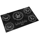 Cooktop 5 Bocas Itatiaia Preto Tripla Chama Central Bivolt