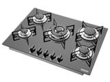 Cooktop 5 Bocas Tramontina Glass 94708 à Gás - Tripla-Chama Acendimento Superautomático