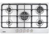 Cooktop 5 Bocas Tramontina Inox a Gás GLP - Prime New Penta