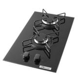 Cooktop a Gás 2 Bocas Built Soft Bivolt Preto