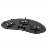 Cooktop a Gás 3 Bocas Built Delta Bivolt Automático Preto