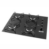 Cooktop a Gás 4 Bocas Win 4QPR Bivolt Vidro Preto