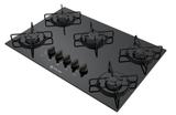 Cooktop à Gás 5 Bocas Atlas Agile Preto com Mega Chama