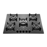 Cooktop a Gás 5 Bocas Electrolux GC75V Tripla Chama Preto - Bivolt
