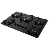 Cooktop A Gás 5 Bocas Preto Bivolt Nv5tc Nardelli