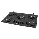 Cooktop A Gás Acendimento Automático 5 Bocas Bivolt Preto Built