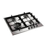 Cooktop a Gás Brastemp Gourmand Inox com 4 bocas e Acendimento Superautomático 220 V BDK60DRBNA