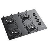 Cooktop A Gás Itatiaia Chama Rápida 4 Bocas Bivolt Preto