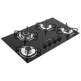 Cooktop a Gás Tramontina 4 Bocas Preto Bivolt 94753501