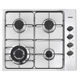 Cooktop a Gás Tramontina New Square 4GX TRI 60 aço inox com 4 queimadores
