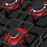 Cooktop Arena 4 Vermelha - Bivolt - Venax