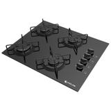 Cooktop Atlas 4 bocas Agile preto com acendimento super automático - Bivolt - Atlas eletrodomésticos