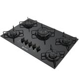 Cooktop Atlas Agile 5 Bocas a Gás e Elétrico com Acendimento Super Automático