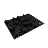 Cooktop Dako 4 Bocas Acendimento Automático Turbo Glass