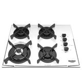 Cooktop Dako 4 bocas branco com acendimento superautomático - Bivolt