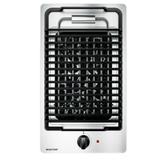 Cooktop Elétrico Brastemp Com Grelha Churrasqueira De Ferro Inox 220V BDH31ARBNA