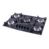 Cooktop Eletrico Safanelli com 5 Bocas Lines FCL50 Preto Bivolt