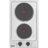 Cooktop Elétrico Tramontina Dominó 2ER 30 em Aço Inox com 2 Placas Térmicas em Ferro Fundido